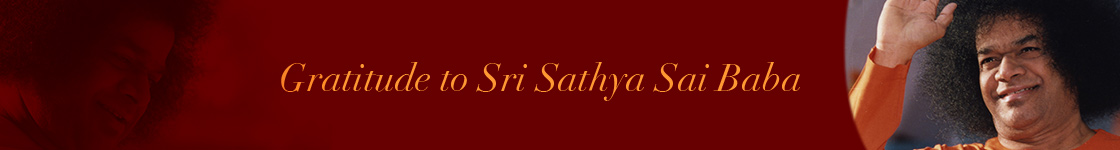 Gratitude to Sri Sathya Sai Baba